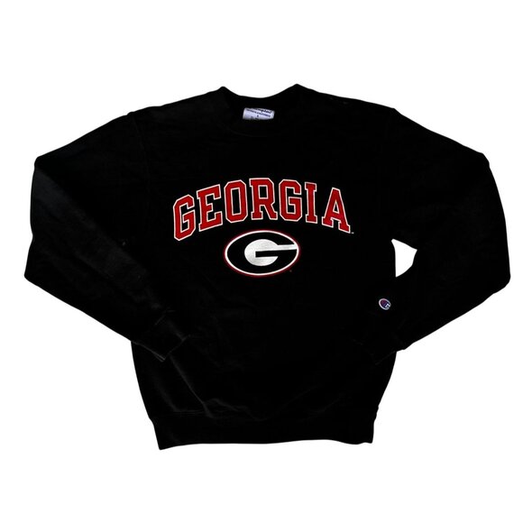 Vintage Champions Georgia Bulldogs Sweatshirt UGA  Dawgs Unisex Small Football - Picture 2 of 12